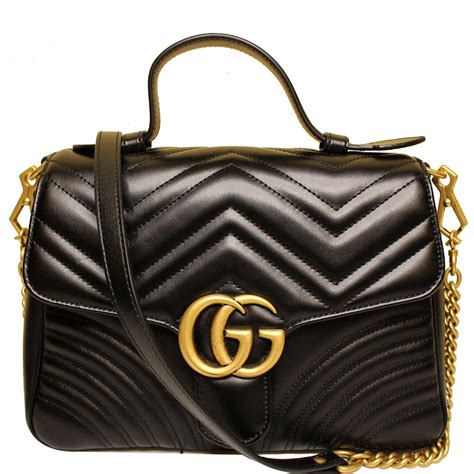 gucci black small marmont shoulder bag|Gucci Marmont small price.